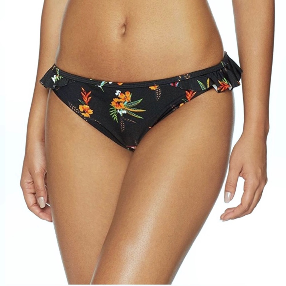 Minkpink Sunkissed Frill Bikini Floral Swim Bottom Size Medium